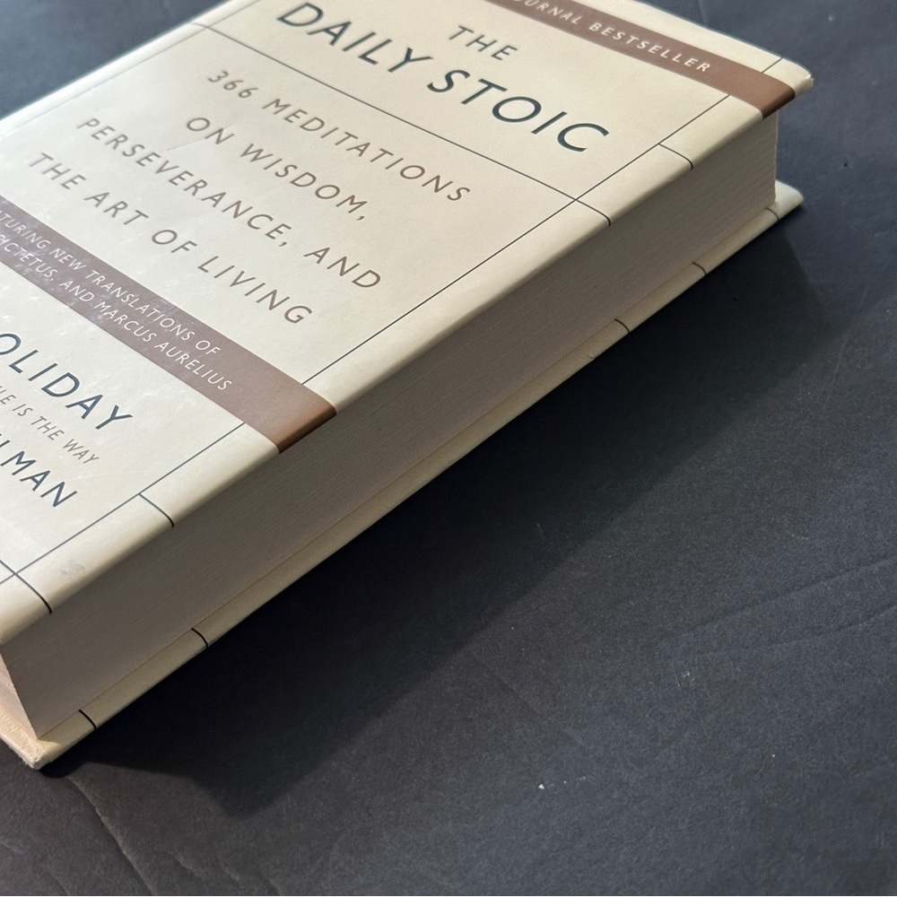 The Daily Stoic by Ryan Holiday | Self-Help, Philosophy | Hardcover Book - Picture 7 of 11
